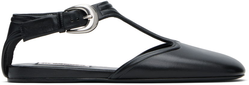 Tenisice i cipele Jil Sander Jil Sander Mary Jane Ballerina Flats Crna | J16WP0131_P8226