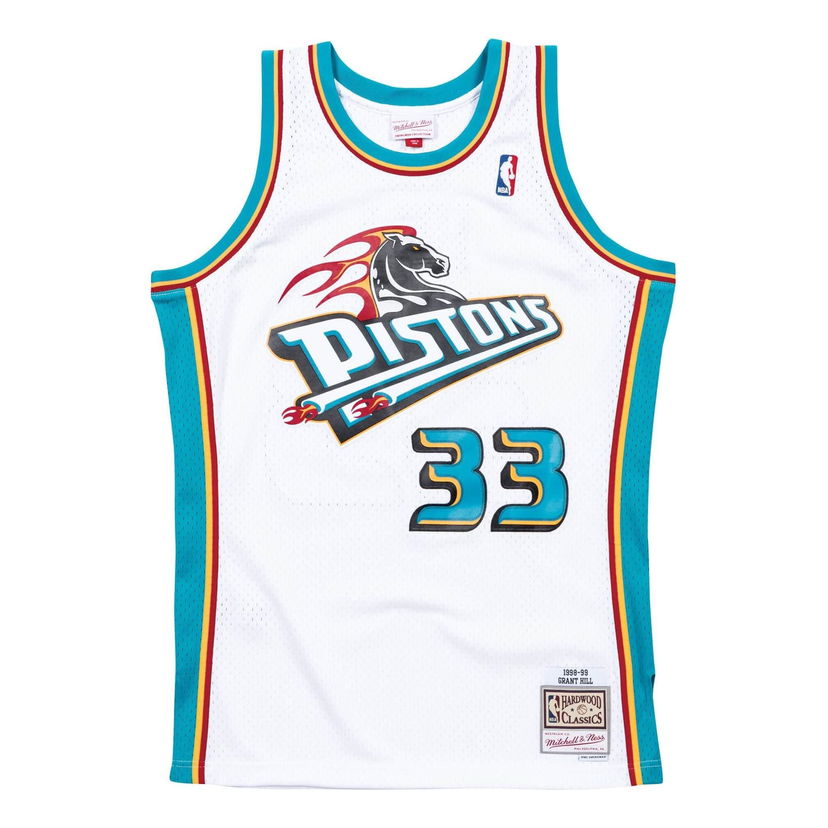 Dres Mitchell & Ness NBA Detroit Pistons 1998-99 Swingman Jersey 'Grant Hill 33' Bijela | SMJYCP19211-DPIWHIT98GHI