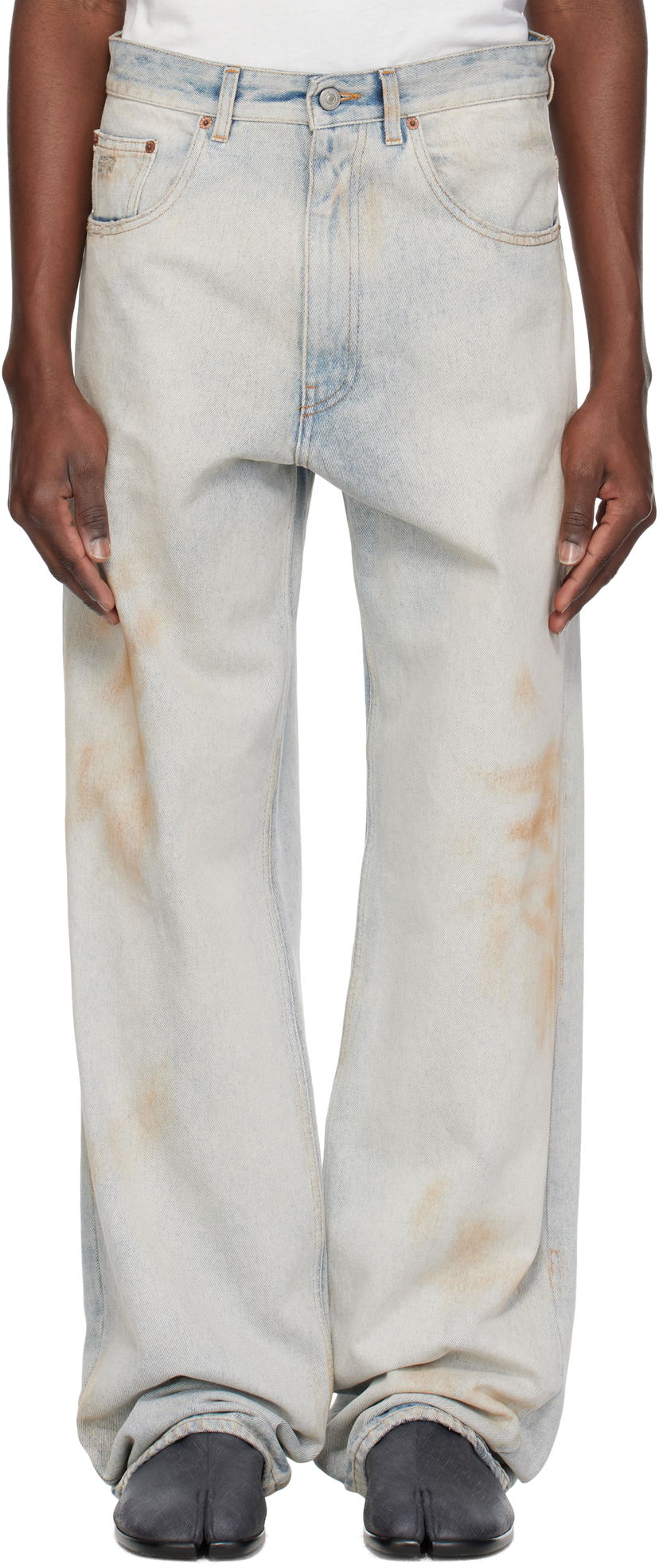 Jeans Maison Margiela MM6 Maison Margiela 5 Pocket Jeans Plava | SH0LA0010 M30018