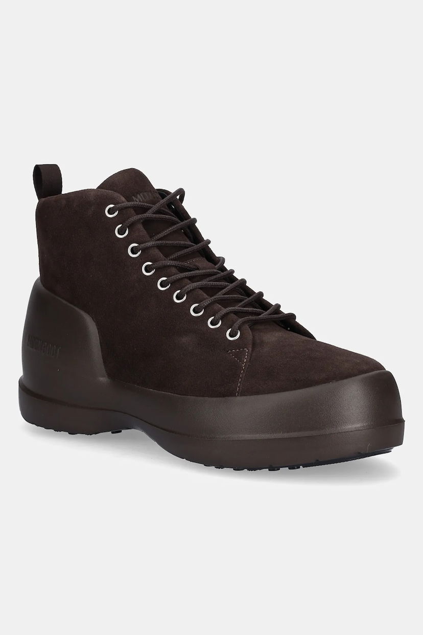Tenisice i cipele Moon Boot MEZZALUNA LACE UP MID SUEDE Boots Smeđa | 80D2500030.M010