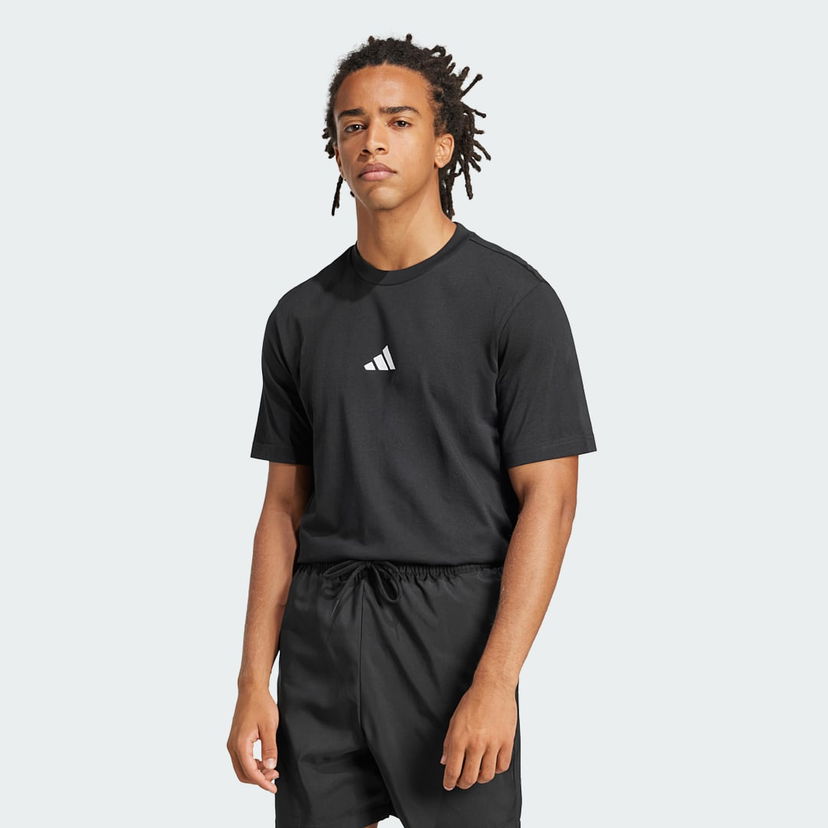 Majica kratkih rukava adidas Performance Essentials Small Logo Jersey T-Shirt Crna | JE9024