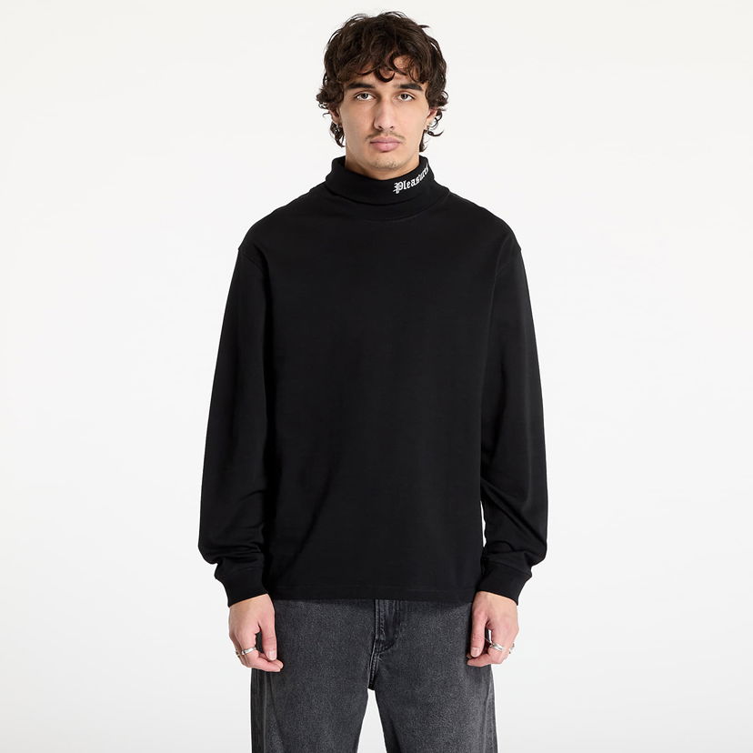 Majica kratkih rukava Pleasures Turtleneck T-Shirt Crna | P24W026 BLACK