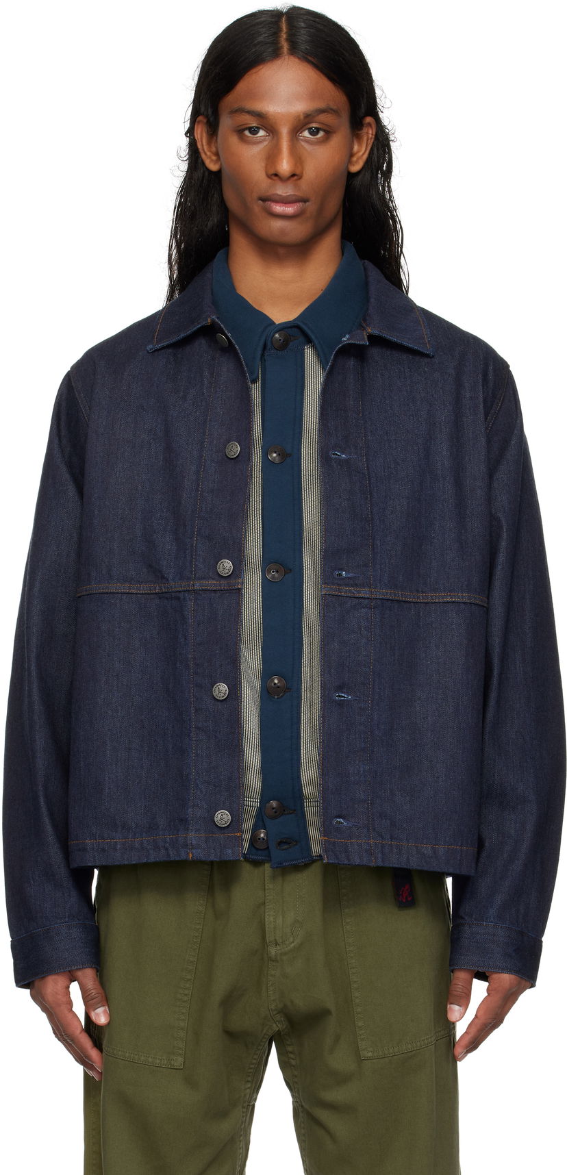 Jakna GRAMICCI Gramicci Denim Jacket Tamnoplava | G5SM-J005