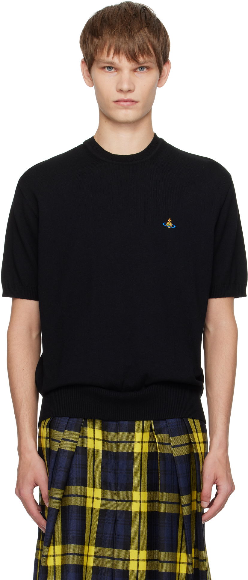 Majica kratkih rukava Vivienne Westwood Vivienne Westwood Alex T-Shirt Crna | 27010013-Y001V-