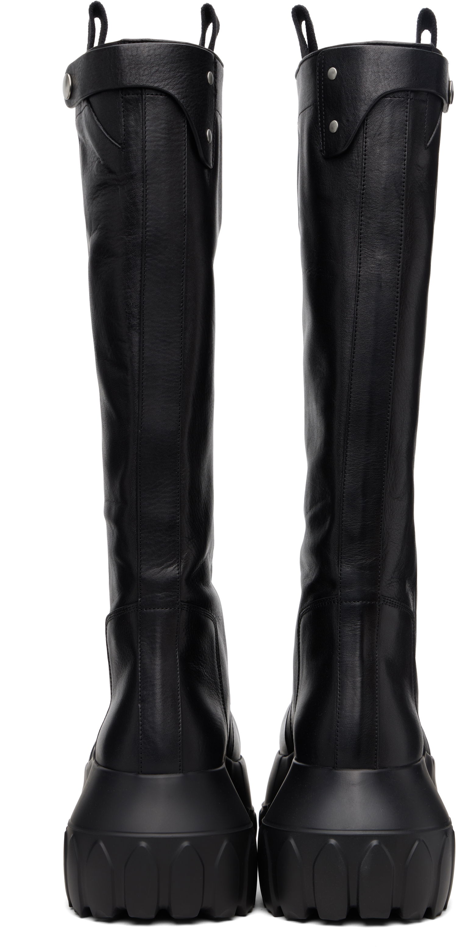 Tenisice i cipele Rick Owens Rick Owens Concordians Mega Tractor Tall Boots Crna | RP02E4870 LOO, 1