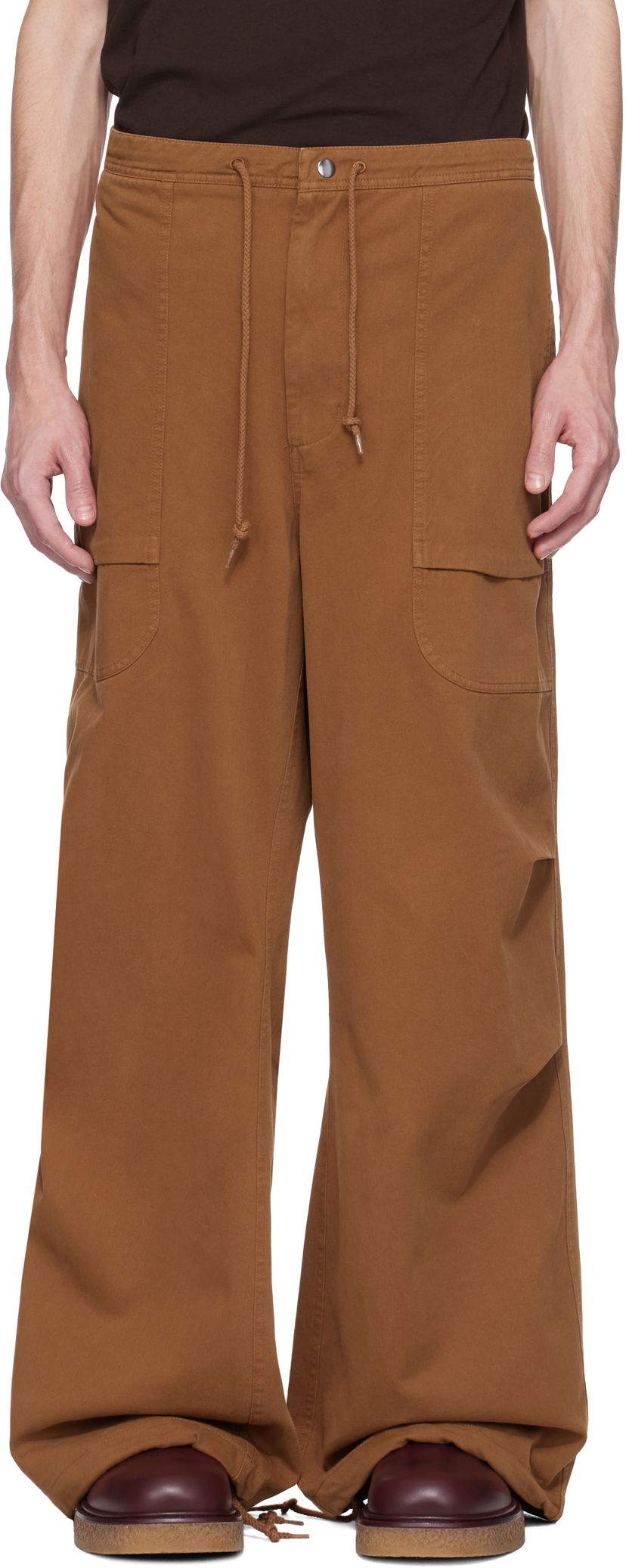 Cargo hlače Entire Studios Entire Studios Barren Cargo Trousers Smeđa | ESU-S25-3021-CO