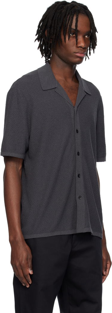 Košulja rag & bone Rag & Bone Avery Zig-Zag Polo Siva | MBS25S036YF36, 1