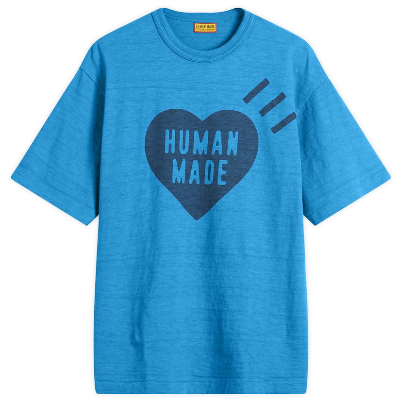 Majica kratkih rukava Human Made Human Made Garment Dyed Heart T-Shirt, Size Large Plava | HM29CS033-BLU
