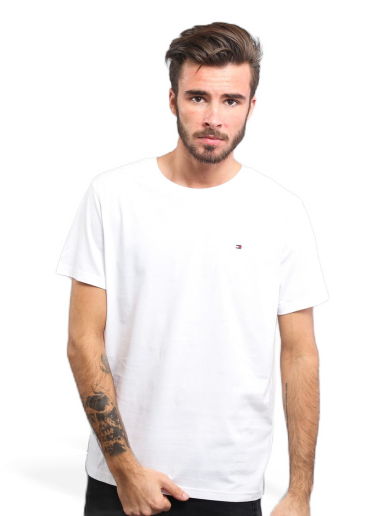 Majica kratkih rukava Tommy Hilfiger Cotton Tee Icon C/O Bijela | 2S87904671 100