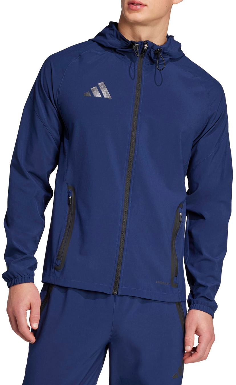 Dukserice adidas Originals Hooded Training Jacket Plava | jy0522