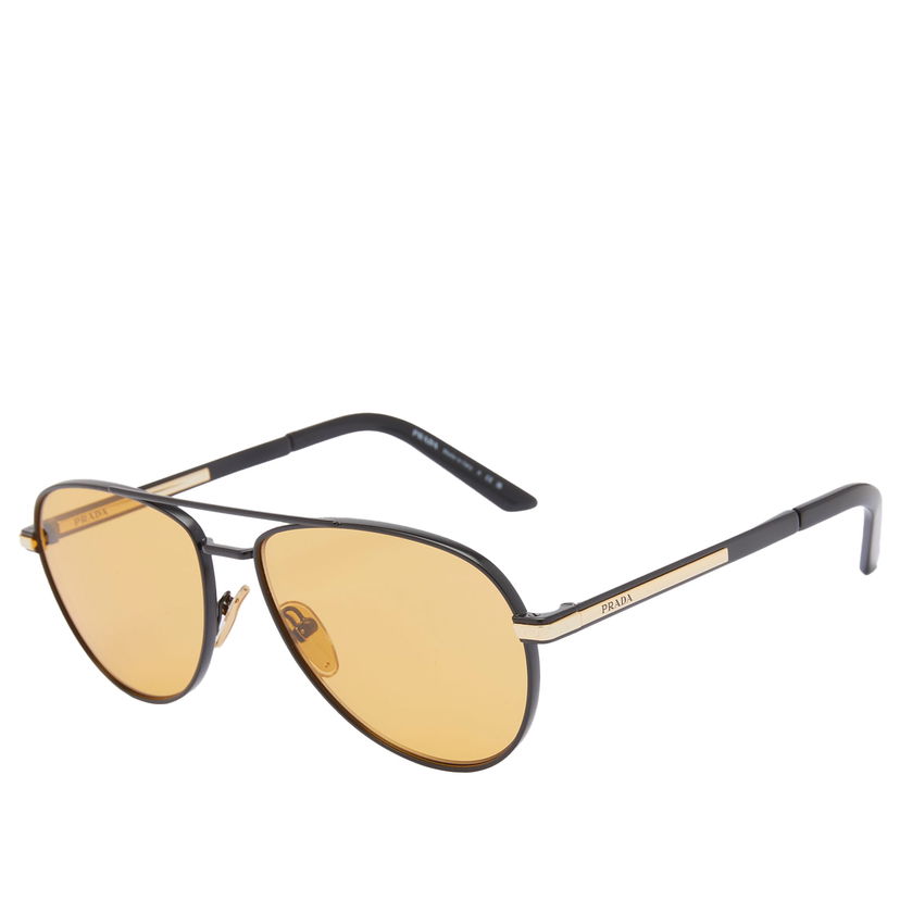 Sunčane naočale Prada Matte Black Aviator Sunglasses Crna | 0PR-A54S-60-1BO90C