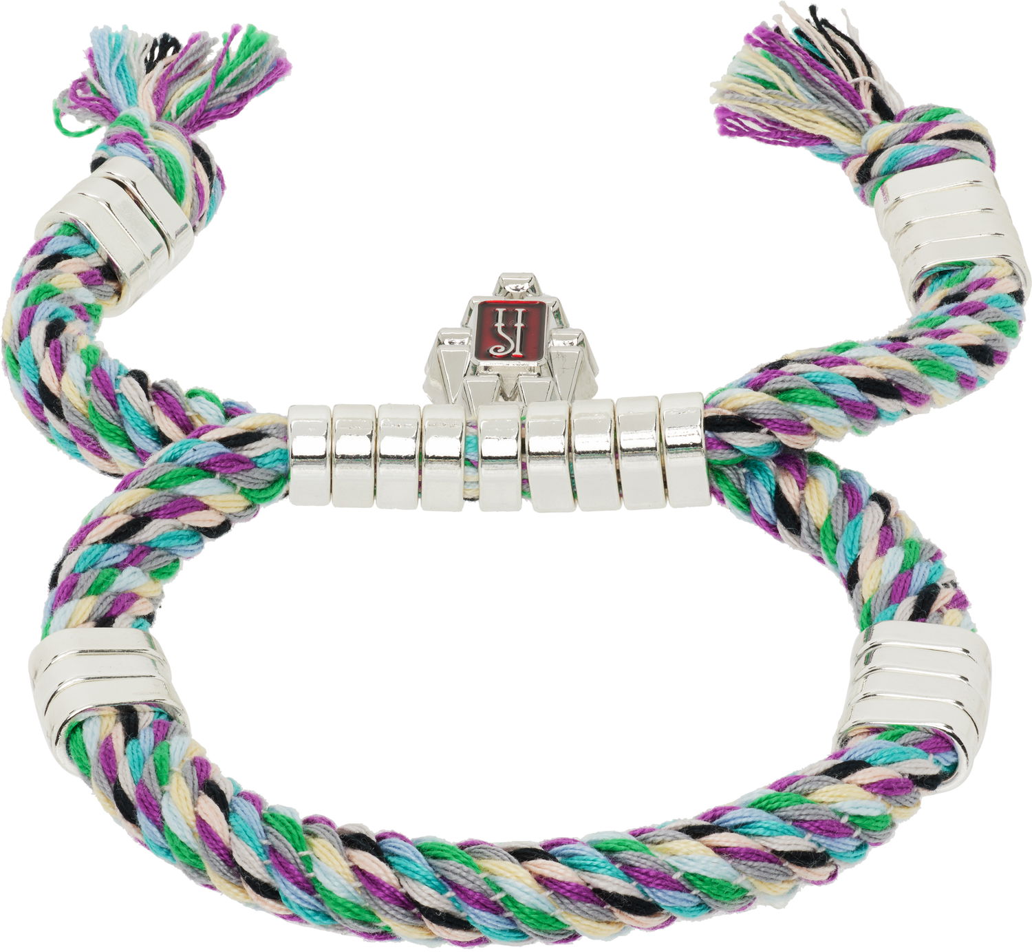 Narukvica KIKO KOSTADINOV Kiko Kostadinov Sable Arms Braided Rope Bracelet with Pendant Višebojno | KKWAW25BR02-203, 1