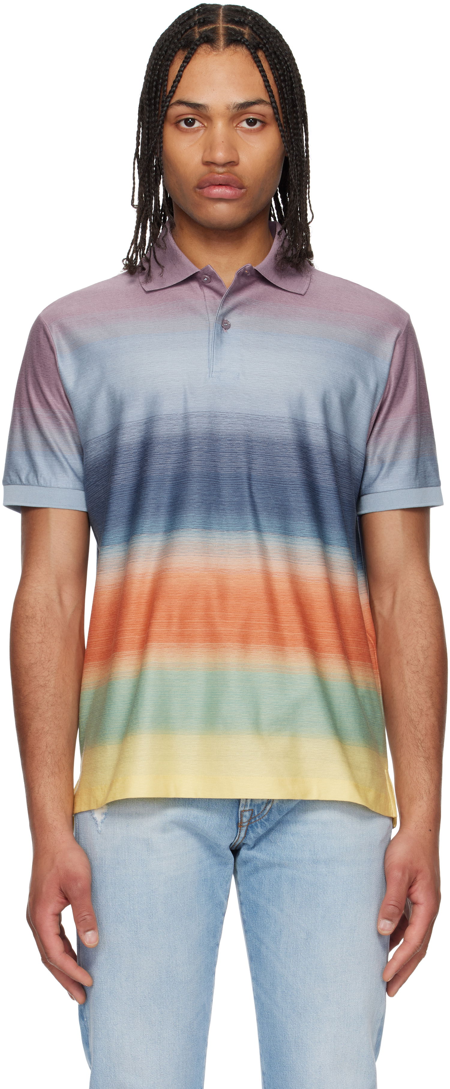 Polo majica Paul Smith Paul Smith Smith Stripe Cotton Polo Višebojno | M1R-958P-P02662, 0