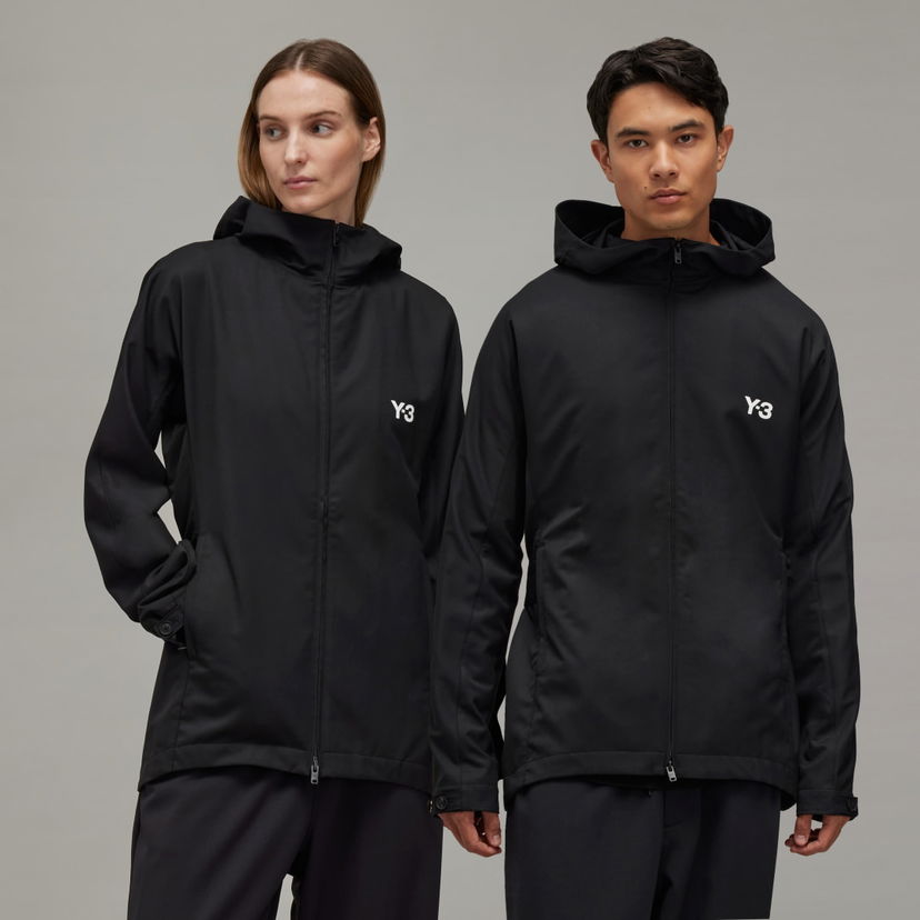 Dukserice Y-3 Refined Wool Hooded Sweatshirt Crna | IW7454