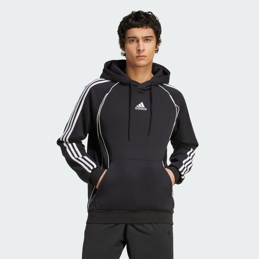 Dukserice adidas Performance Adicolor Teamgeist Cut Line Hoodie Crna | JY6394