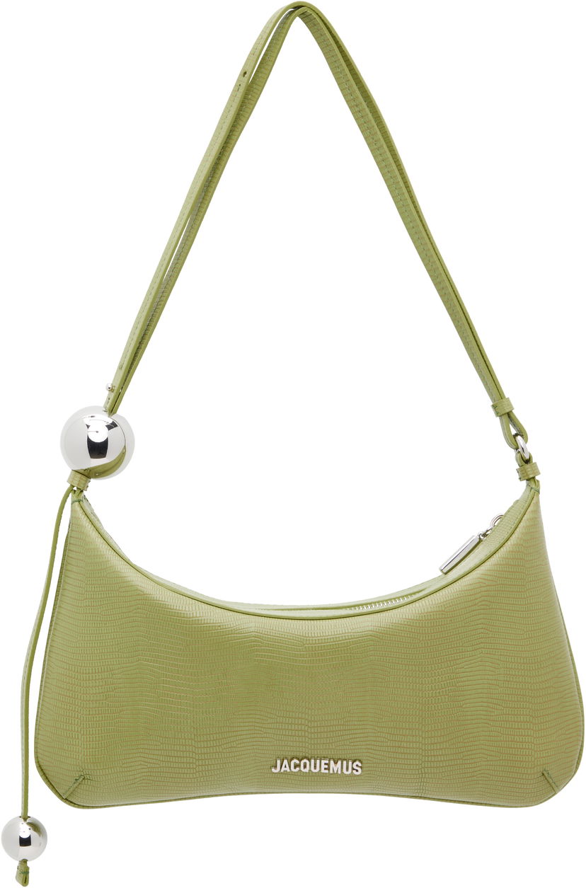 Torba za rame Jacquemus Jacquemus La Croisière 'The Large Bisou Perle' Shoulder Bag Zelena | 25E251BA410-3235
