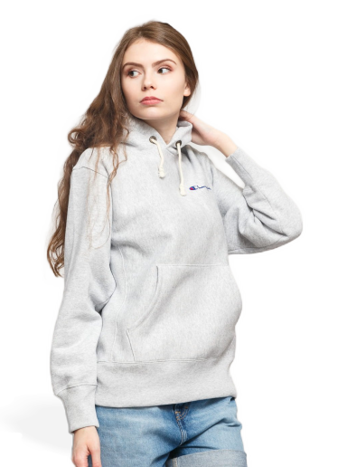 Dukserice Champion Premium Small C Logo RW Siva | 113150 EM004