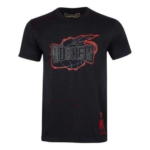 Majica kratkih rukava Mitchell & Ness Mitchell & Ness Houston Rockets Graphic T-Shirt Crna | MN13S32-HOU