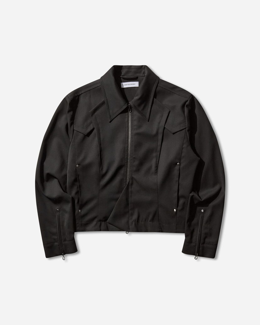 Jakna KIKO KOSTADINOV Kraner Cropped Blouson Crna | KKAW25J09 39