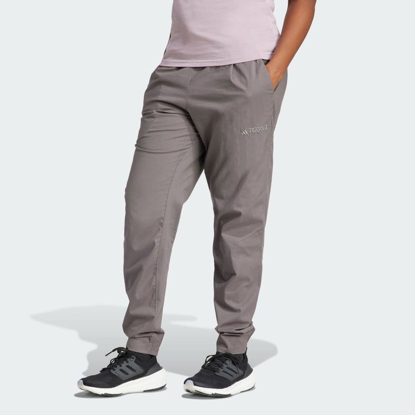 Hlače i traperice adidas Performance adidas TERREX Terrex Multi Knit Siva | IN4604