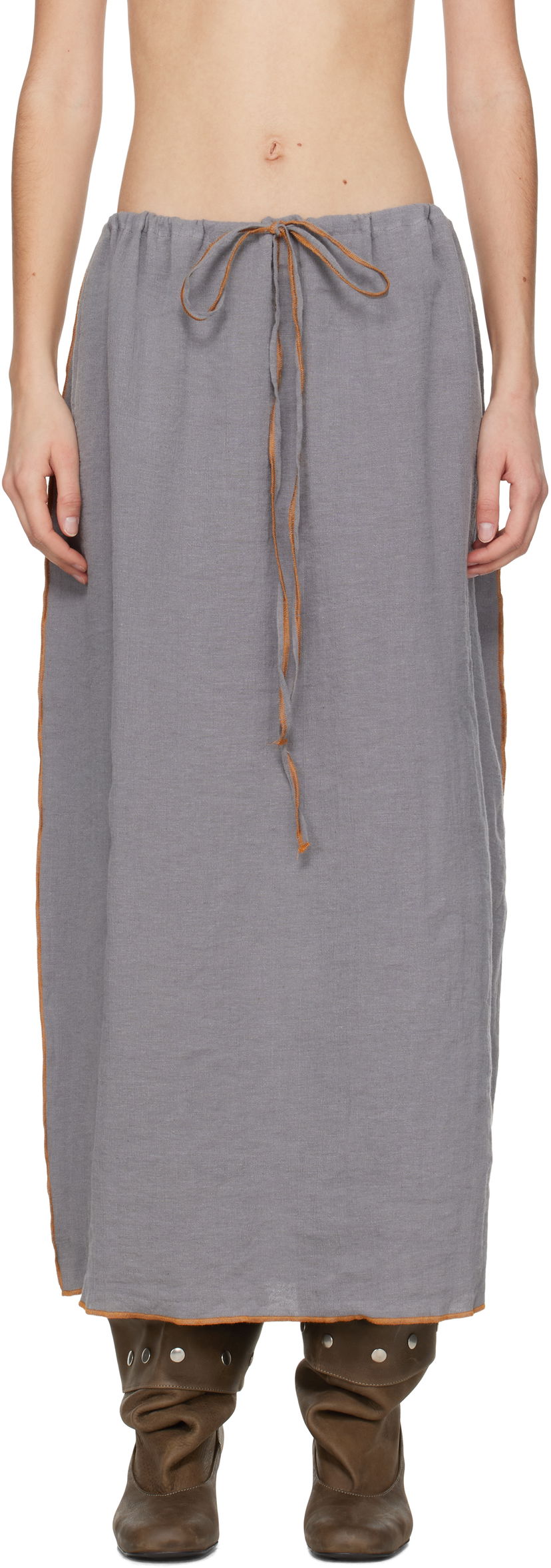 Suknja Baserange Max Maxi Skirt Siva | SKMX-LC-SP25