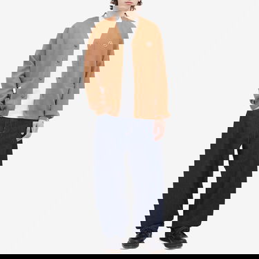 Džemper AAPE by A Bathing Ape AAPE Now Camo Badge Knit Cardigan Smeđa | AAPKNMB335XXNBWL, 4