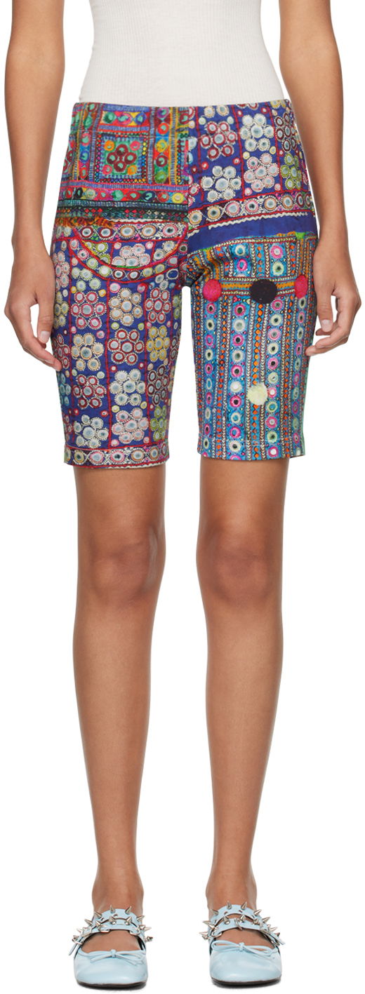Kratke hlače Comme des Garçons Comme Des Garçons Printed Cycling Shorts Višebojno | TM-T020-051