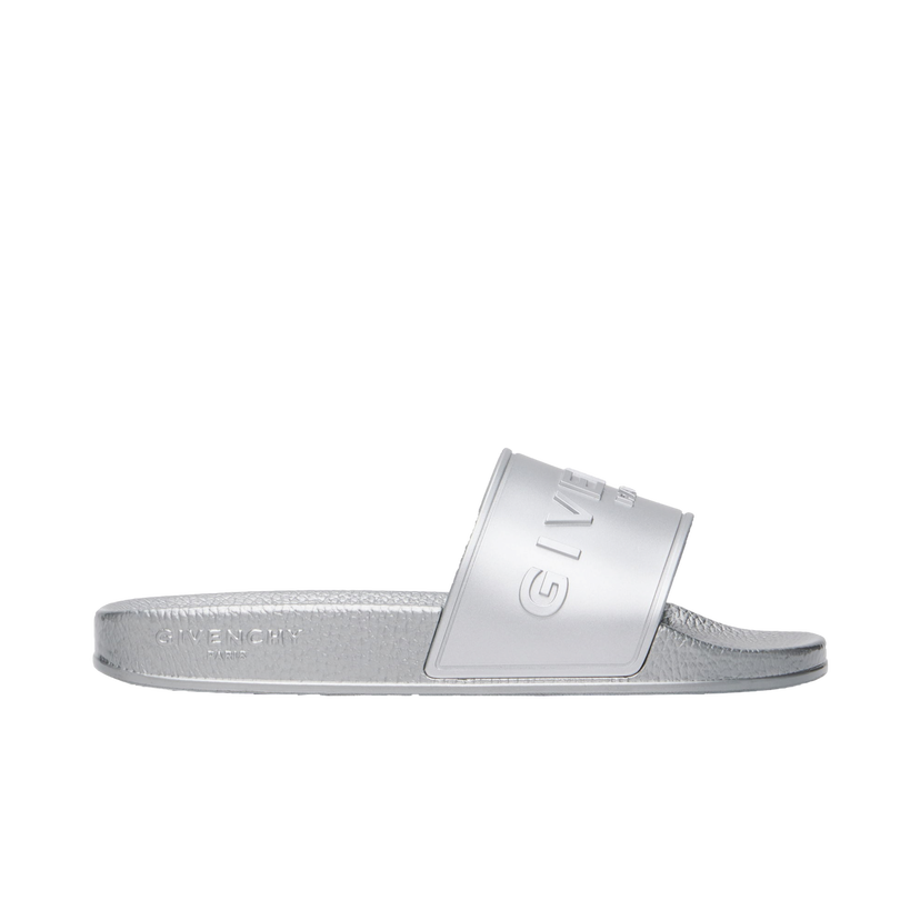 Tenisice i cipele Givenchy Slide Flat Sandals Metalik | BE3076E2AN040