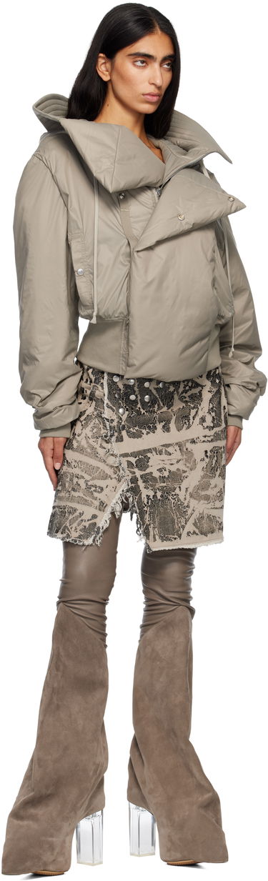 Suknja Rick Owens Concordians Sisynap Studded Distressed Miniskirt Višebojno | DS02E7329 DWF, 3