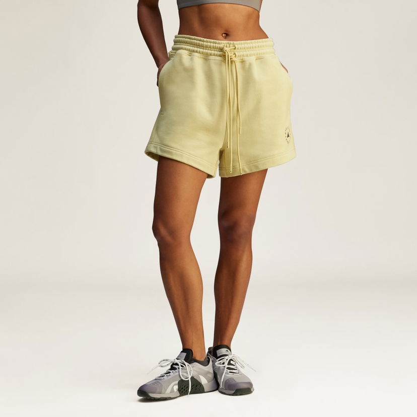 Kratke hlače adidas Performance Stella McCartney TrueCasuals Terry Shorts Žuta | JI5059