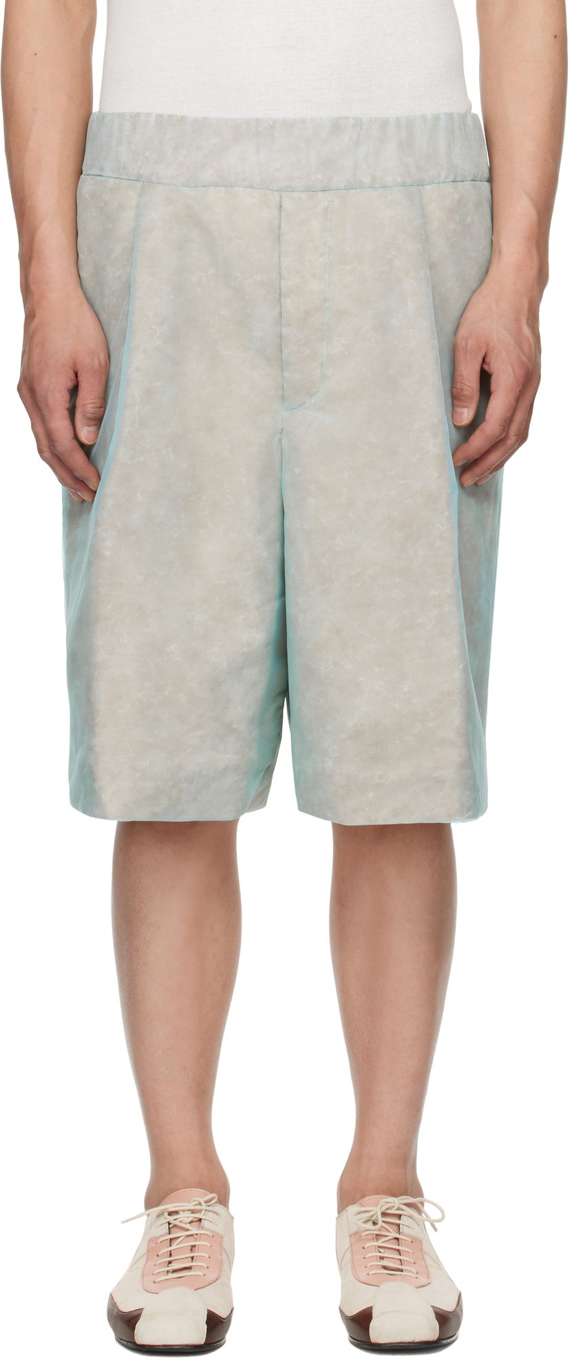 Kratke hlače Dries Van Noten Dries Van Noten Layered Shorts Plava | 251-020952-1501