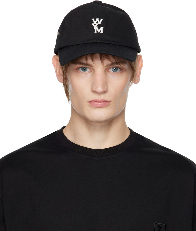 Kapa WOOYOUNGMI Logo Ball Cap Crna | W243AC51