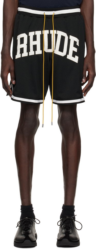 Kratke hlače Rhude Rhude Collegiate Mesh Basketball Shorts Crna | RHPS25SH02016, 0