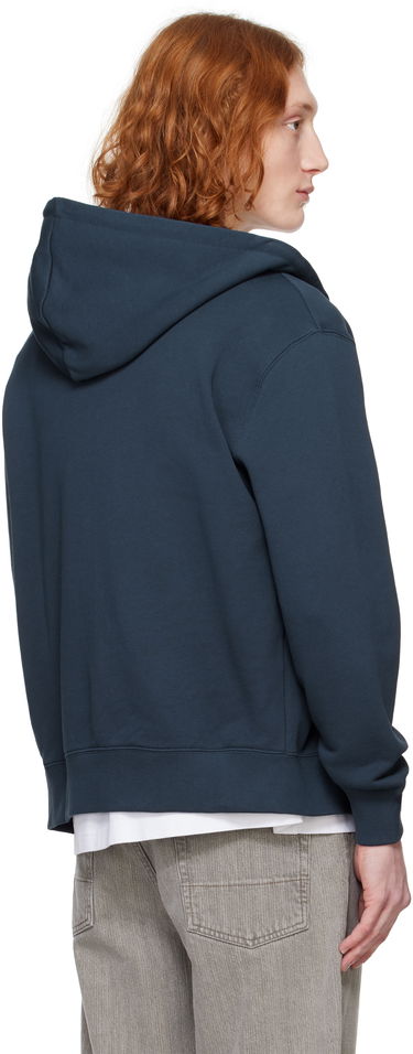 Dukserice MAISON KITSUNÉ Maison Kitsuné Fox Head Zip Hoodie Tamnoplava | MM00714KM0321, 2