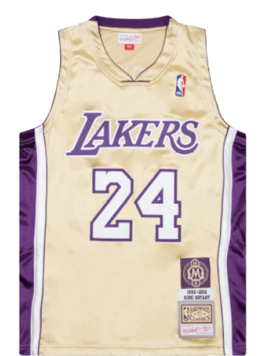 Dres Mitchell & Ness LA Lakers Authentic Jersey Kobe Bryant Bež | AJY4CP20021-LALGOLD96KBR