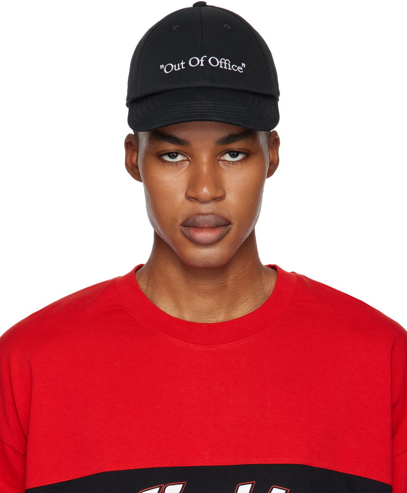 Kapa Off-White 'Out Of Office' Cap Crna | OMLB069F24FAB0091001