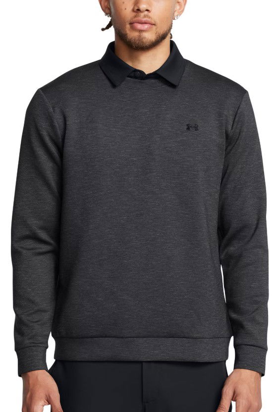 Džemper Under Armour Drive Midlayer Crew Sweatshirt Crna | 1387122-001