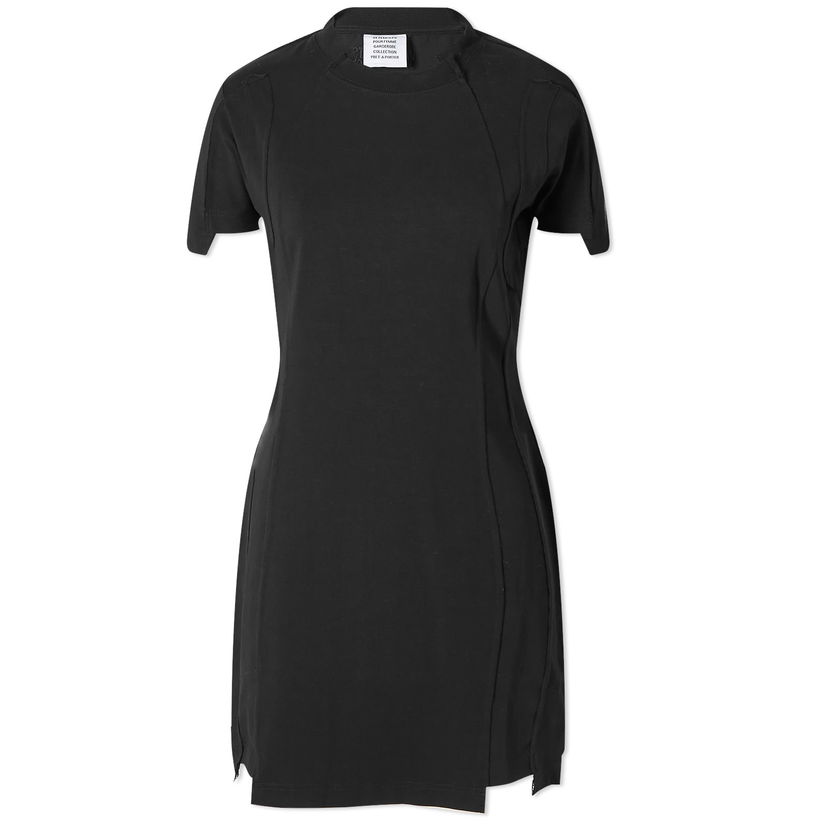 Haljina VETEMENTS Cut-Up Mini Dress Crna | WE64DR280B