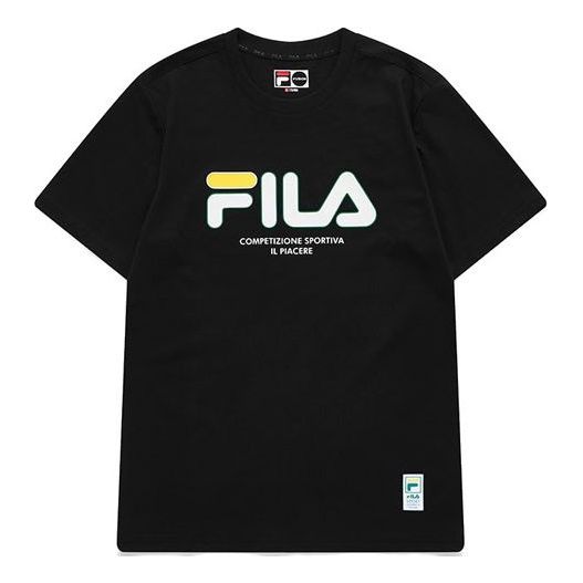 Majica kratkih rukava FILA Fusion Logo Athleisure Short Sleeve T-Shirt Crna | T11M122102F-BK