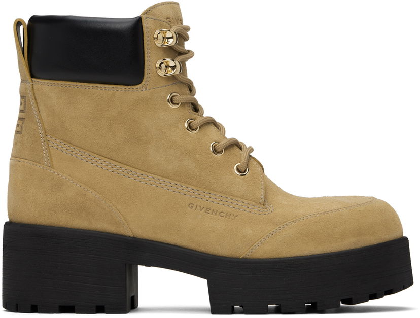 Odjeća Givenchy Givenchy Trekker Boots Bež | BE604TE293231