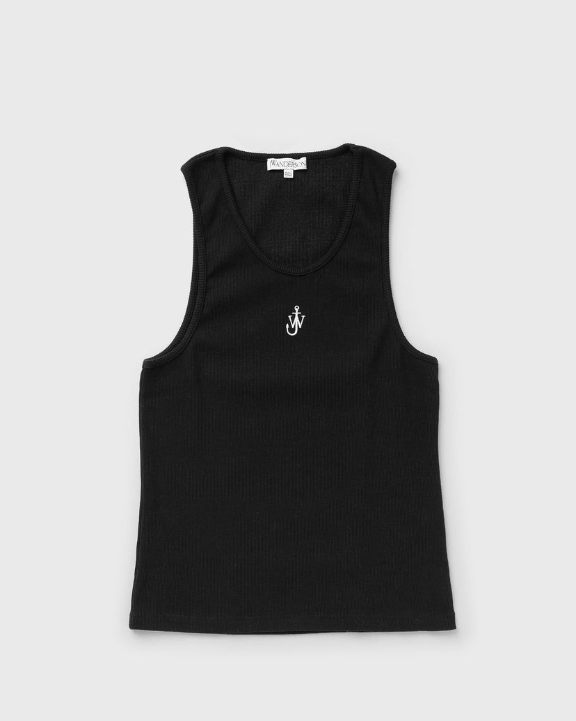 Majica bez rukava JW Anderson ANCHOR EMBROIDERY TANK TOP Crna | JO0202-PG1512-999