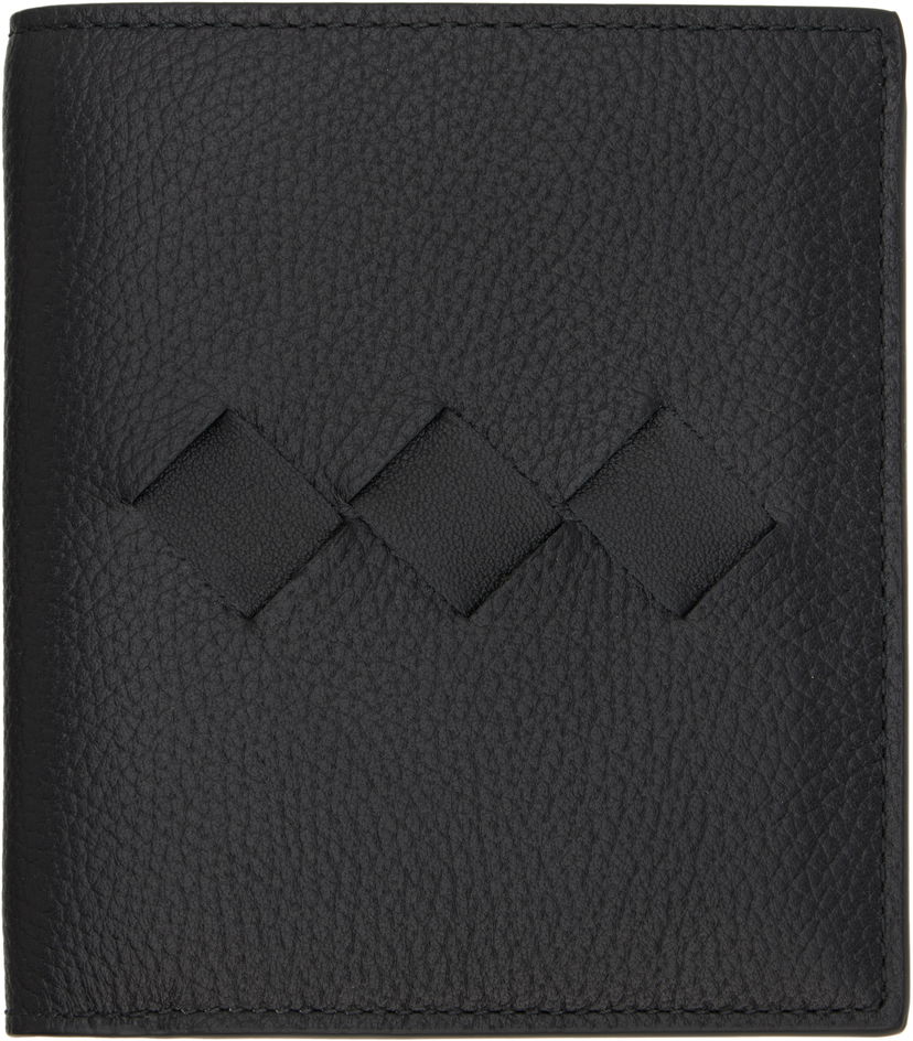 Novčanik Bottega Veneta Bottega Veneta Tre Flap Card Case Wallet Crna | 817736V4IK98803