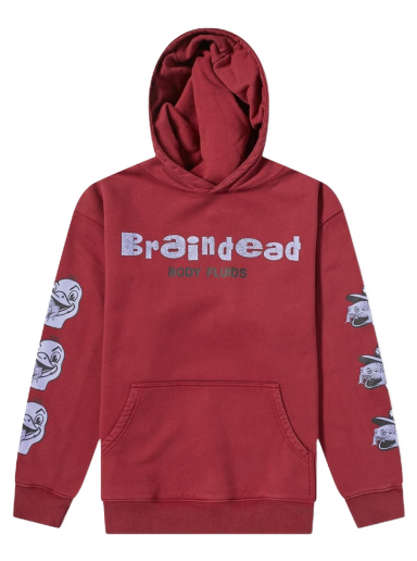 Dukserice Brain Dead Toad Licker Hoody Tamnocrvena | BDS22T09002316RD05