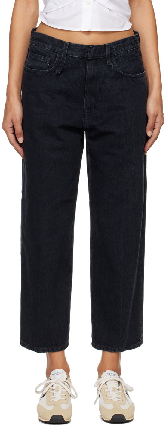 Hlače R13 R13 D'Arcy Ankled Jeans Crna | R13WD049 D184A