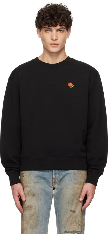 Dukserice KENZO Embroidered Flower Sweatshirt Crna | FF55SW2654MF, 0