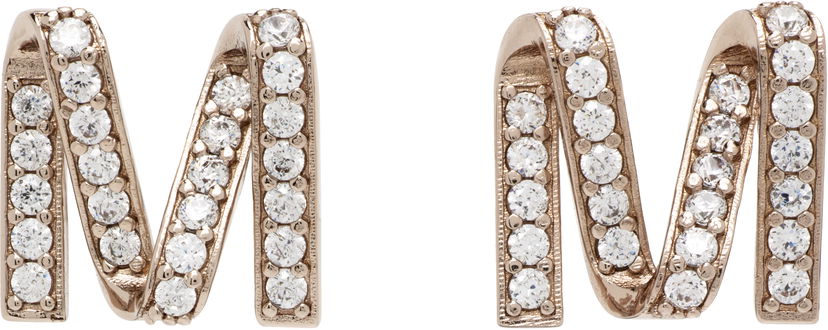 Naušnice Max Mara Max Mara M Diamond Earrings Metalik | 2524756091600