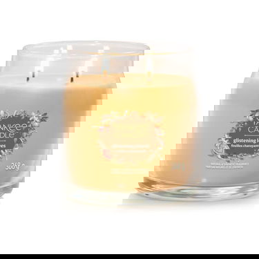 Svijeće Yankee Candle Signature Medium Jar 2 Wicks Glistening Leaves 368 g Narančasta | 43498, 0
