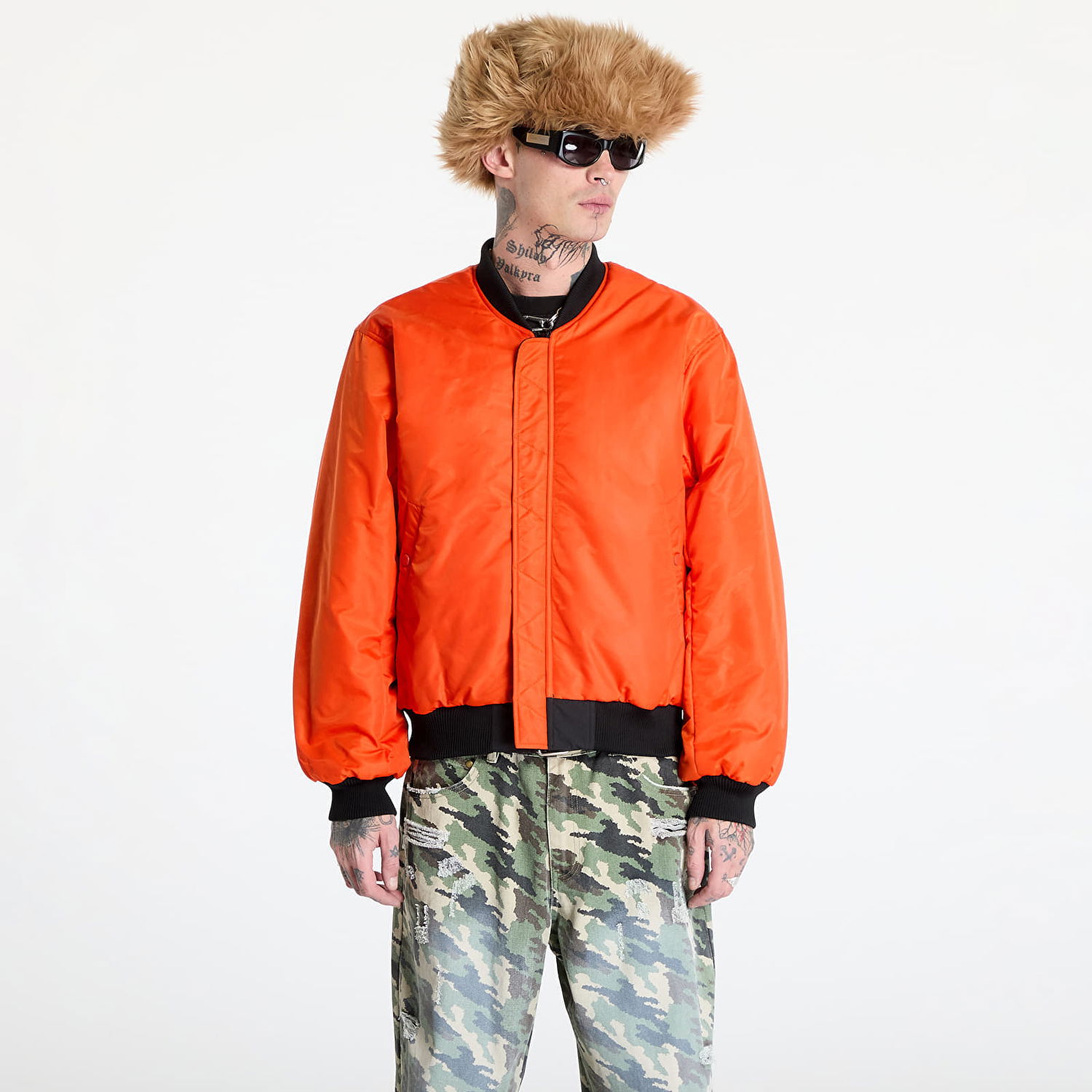 Bomber jakna Footshop PROSTO x Oversized Bomber Jacket Crna | FTSHP_412, 1
