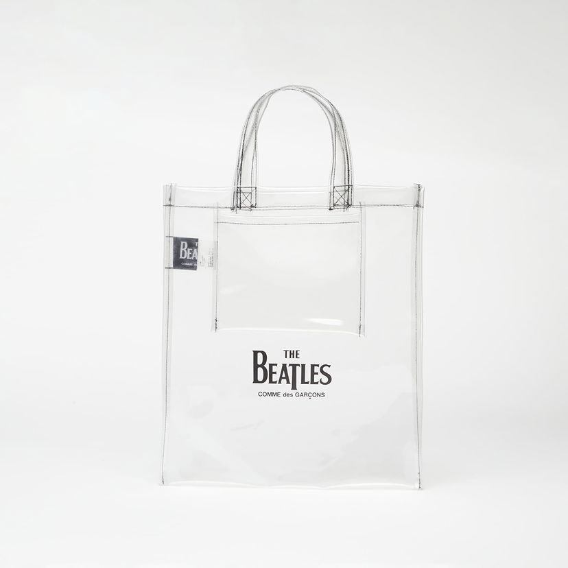 Tote bag Comme des Garçons The Beatles x Shopper Bag Clear Bijela | VZK249 clear
