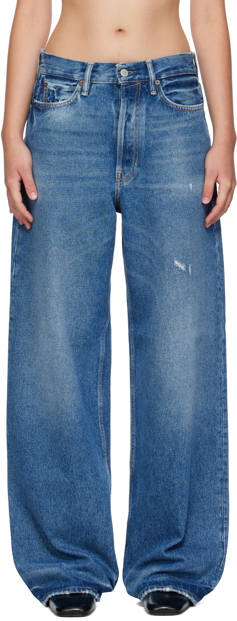 Jeans Acne Studios Acne Studios Loose-Fit 1981 Jeans Plava | C00087-